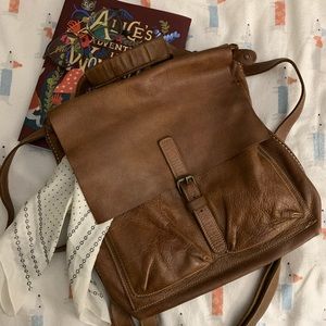 Roots Tribal Leather Backpack
